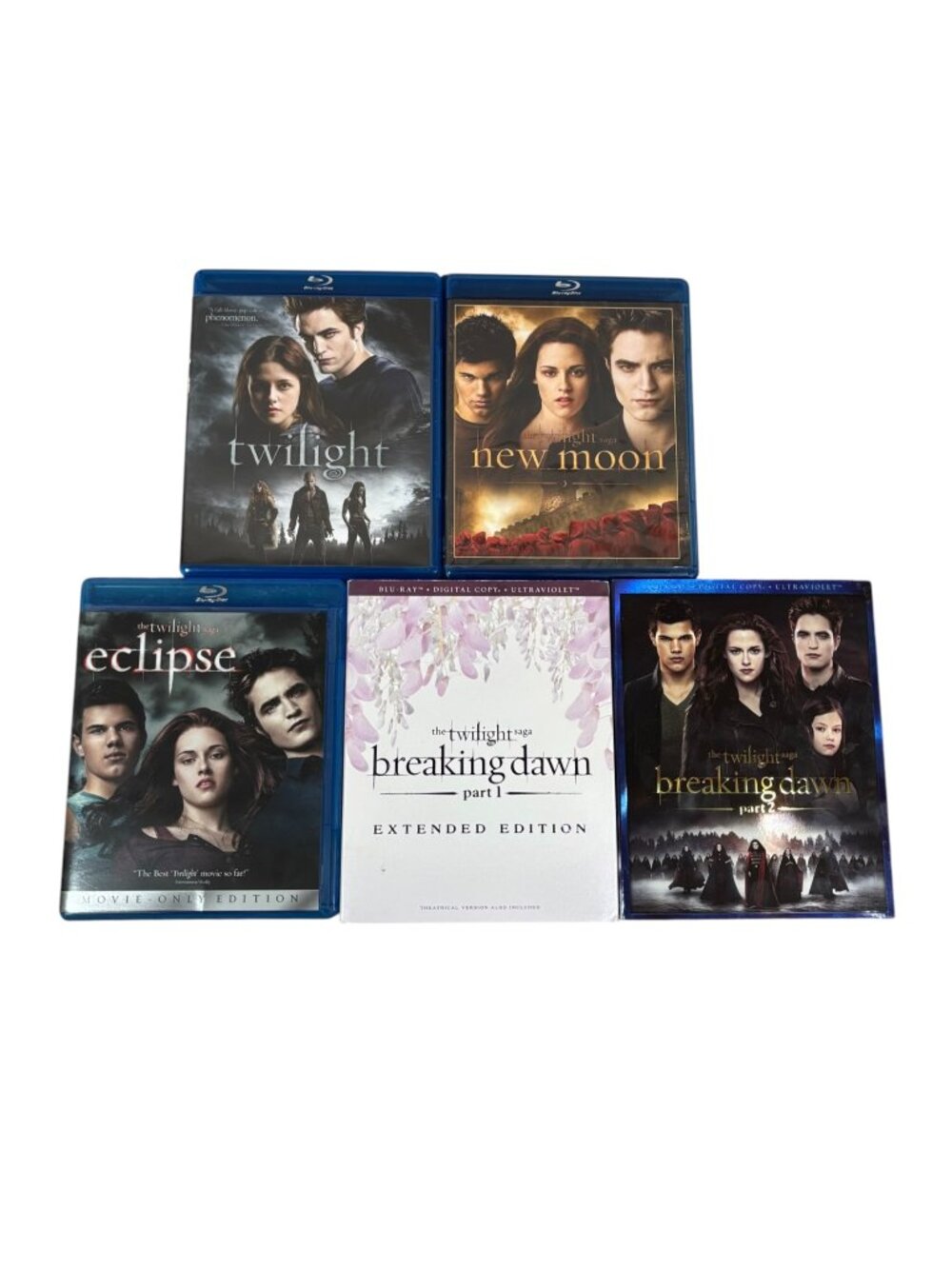 The Twilight Saga 5-Movie Collection Blu-ray Complete Series